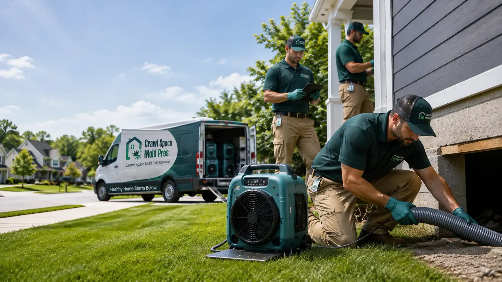 Crawl Space Mold Removal in Altoona, IA